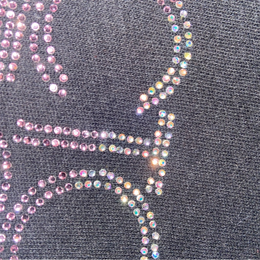 Victoria's Secret Black Hoodie with Multicolor Logo - Picture 6 of 6